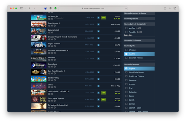 can you download steam on a mac